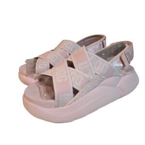 UGG Pale Pink LA Cloud Sporty Platform Sandals Sneakers Women’s 7 LA Cloud Soft